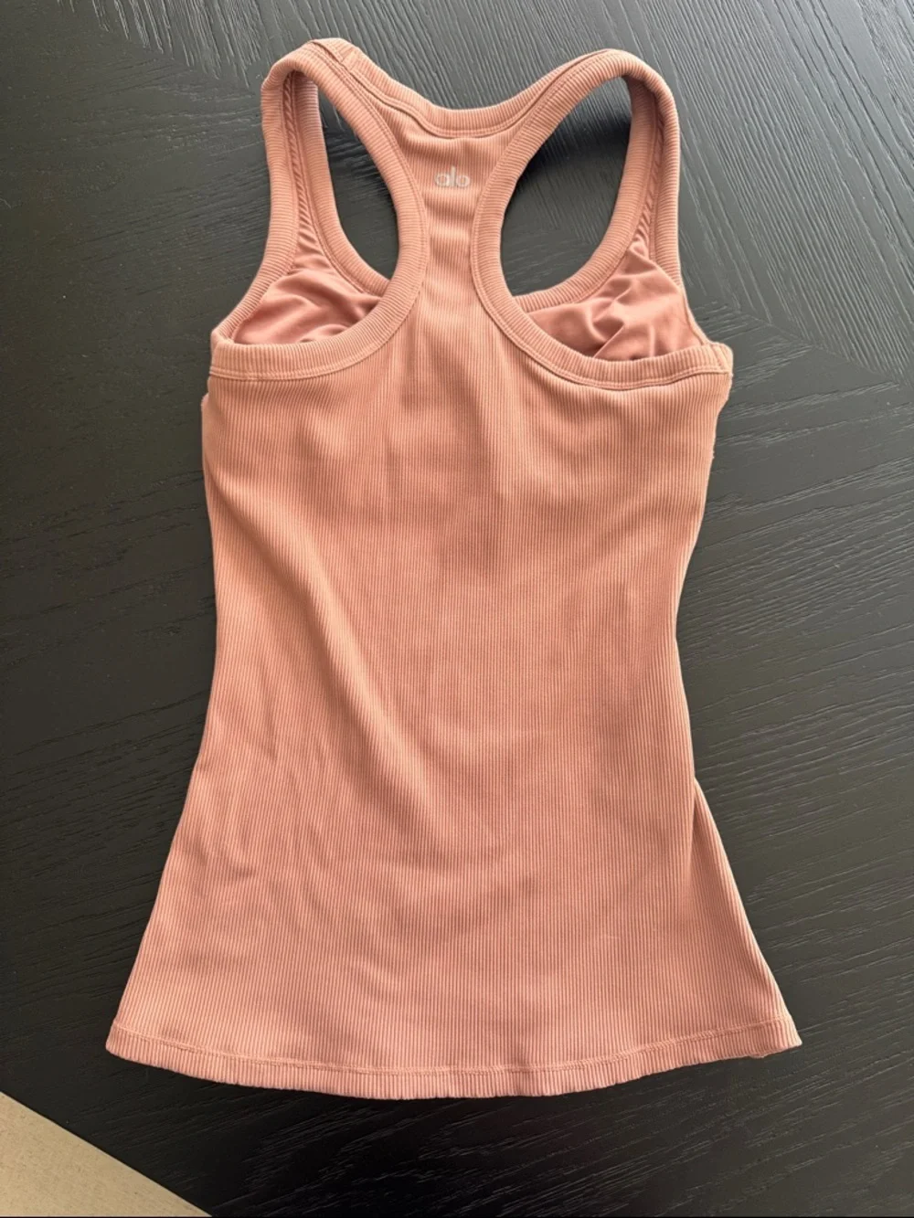Like new ALO Yoga Ribbed Racerback Tank - Dusty Rose Pink - Picture 1 of 3